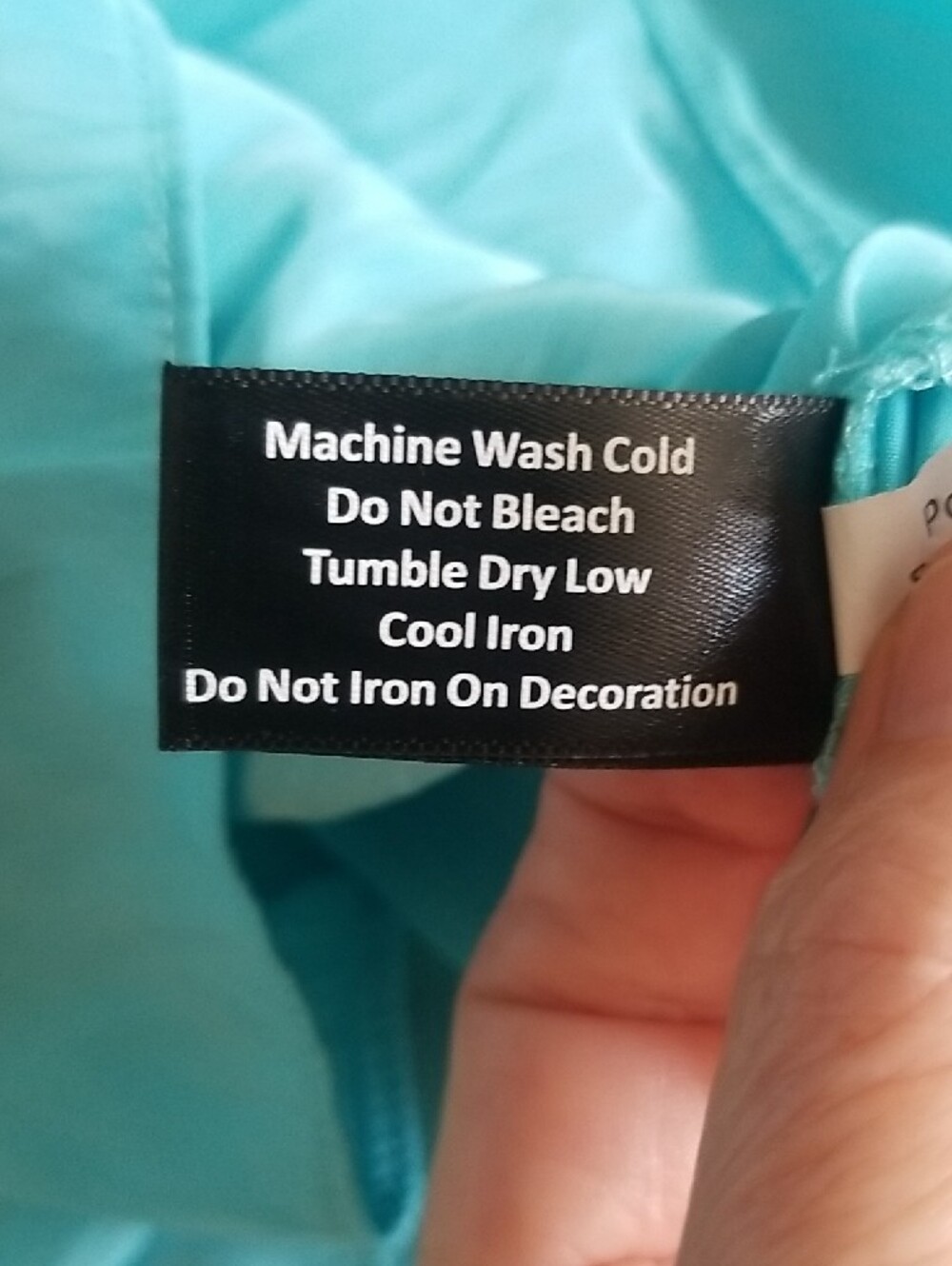 Boston Proper Turquoise Smocked Peasant Tunic - Picture 9 of 9